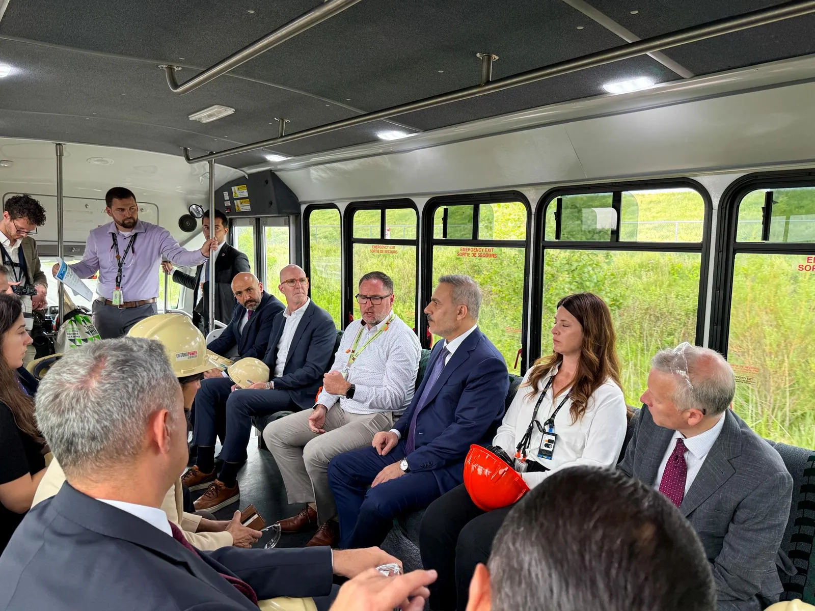 Fidan Kanada'da nükleer tesis incelemesi yaptı