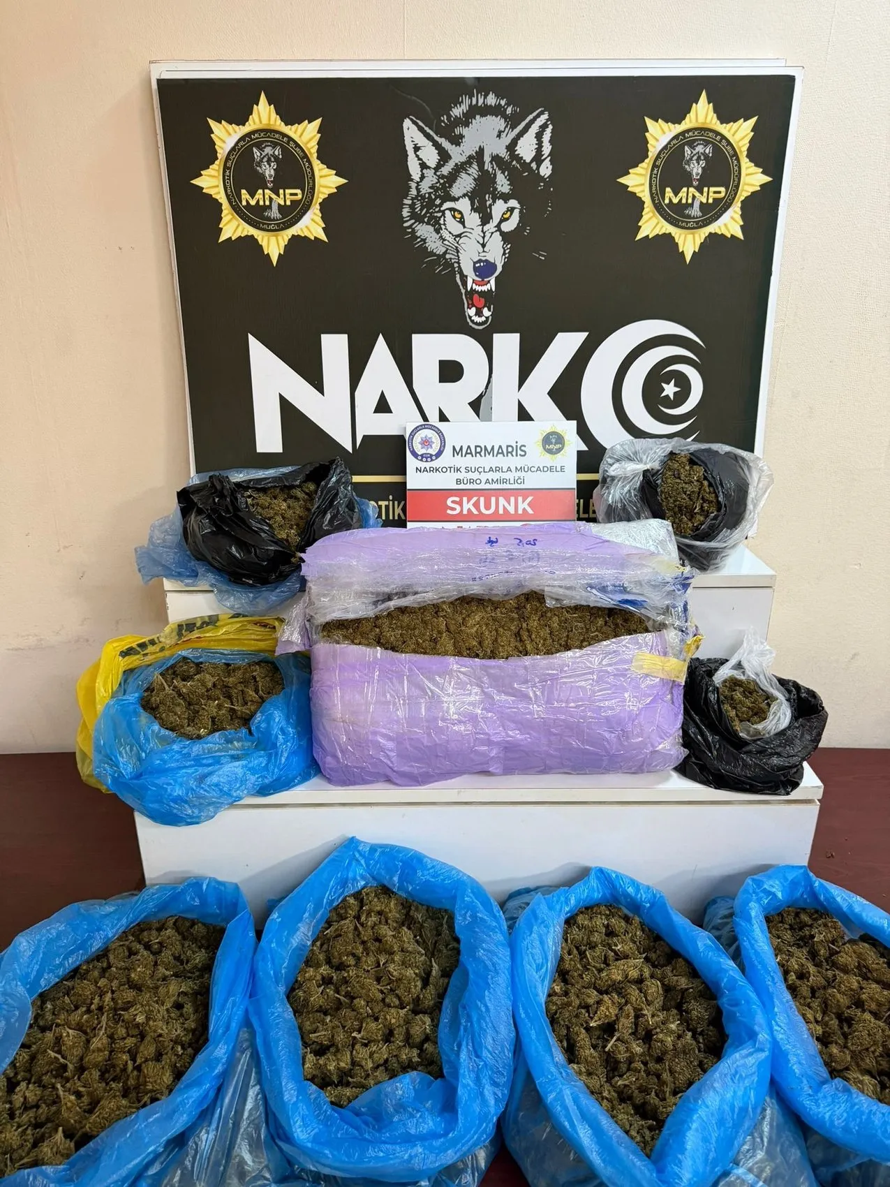 Marmaris yolunda yakalanan uyuşturucu sevkiyatı durduruldu