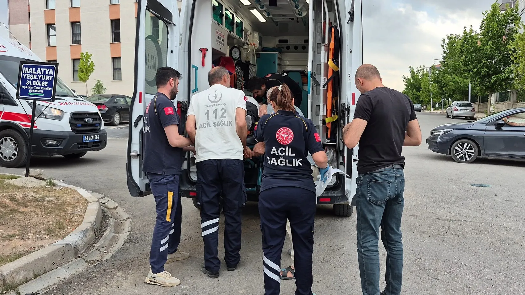 Malatya'da sabah trafiğinde kaza 2 yaralı