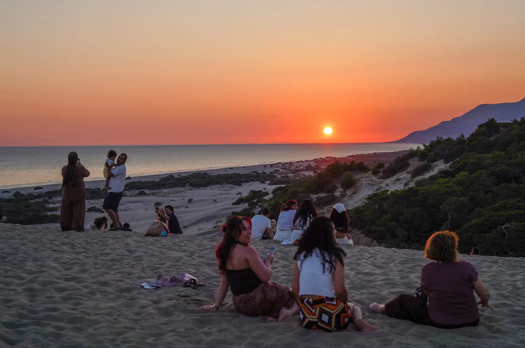 Patara Kum Tepeleri gün batımı için yeni çekim noktası oldu