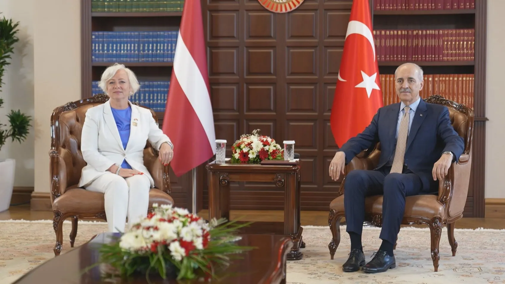Kurtulmuş ve Mierina İstanbul’da NATO gündemini masaya yatırdı
