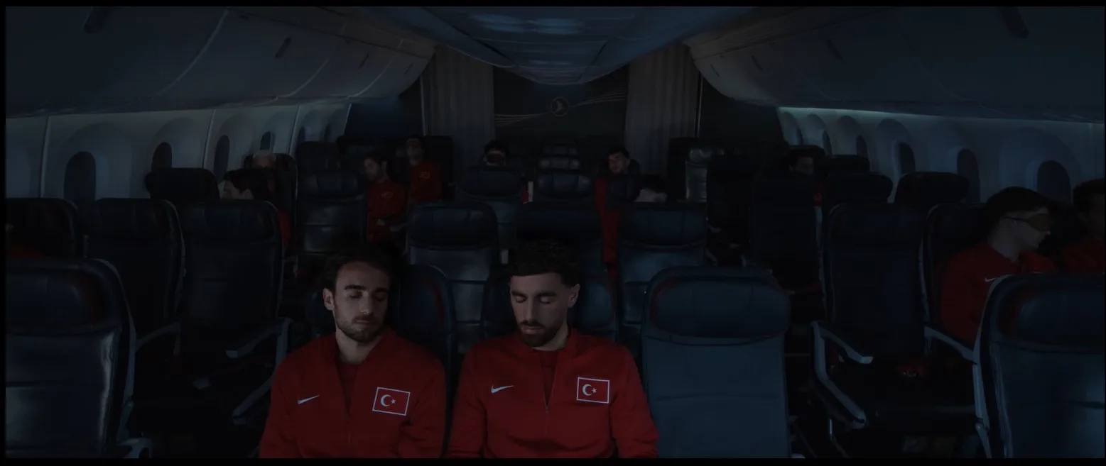 Milli Takım için gökyüzünden yeşil sahalara uzanan özel klip