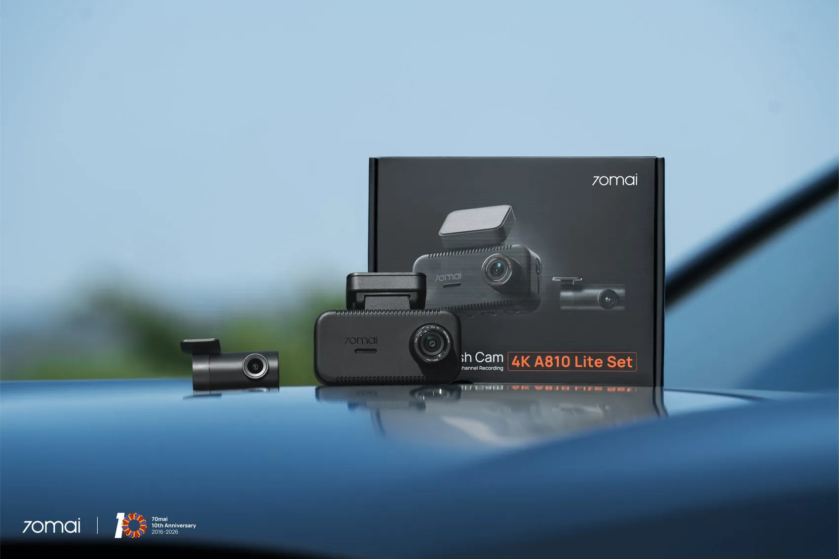 70mai, 4G Cloud+ Hizmetiyle Birlikte Kompakt 4K A810 Lite Araç Ka