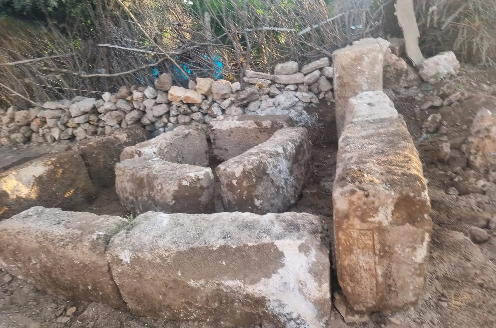 Midyat'taki park düzenlemesinden kadim yazıtlar çıktı