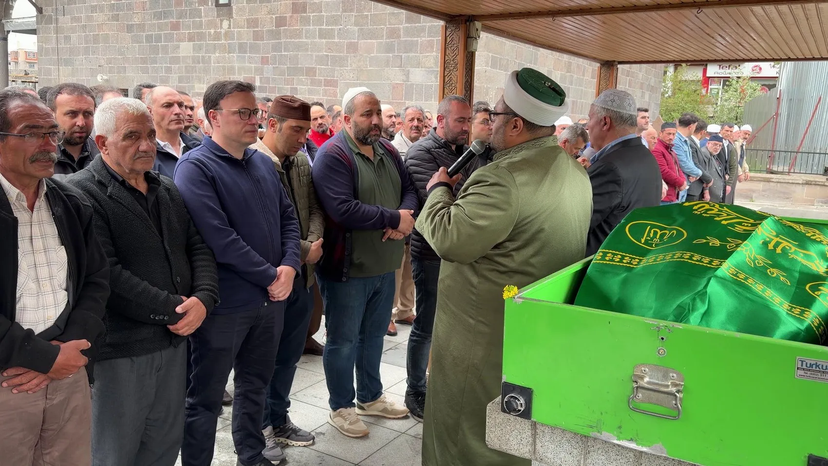 Erzurum’da yürek yakan veda