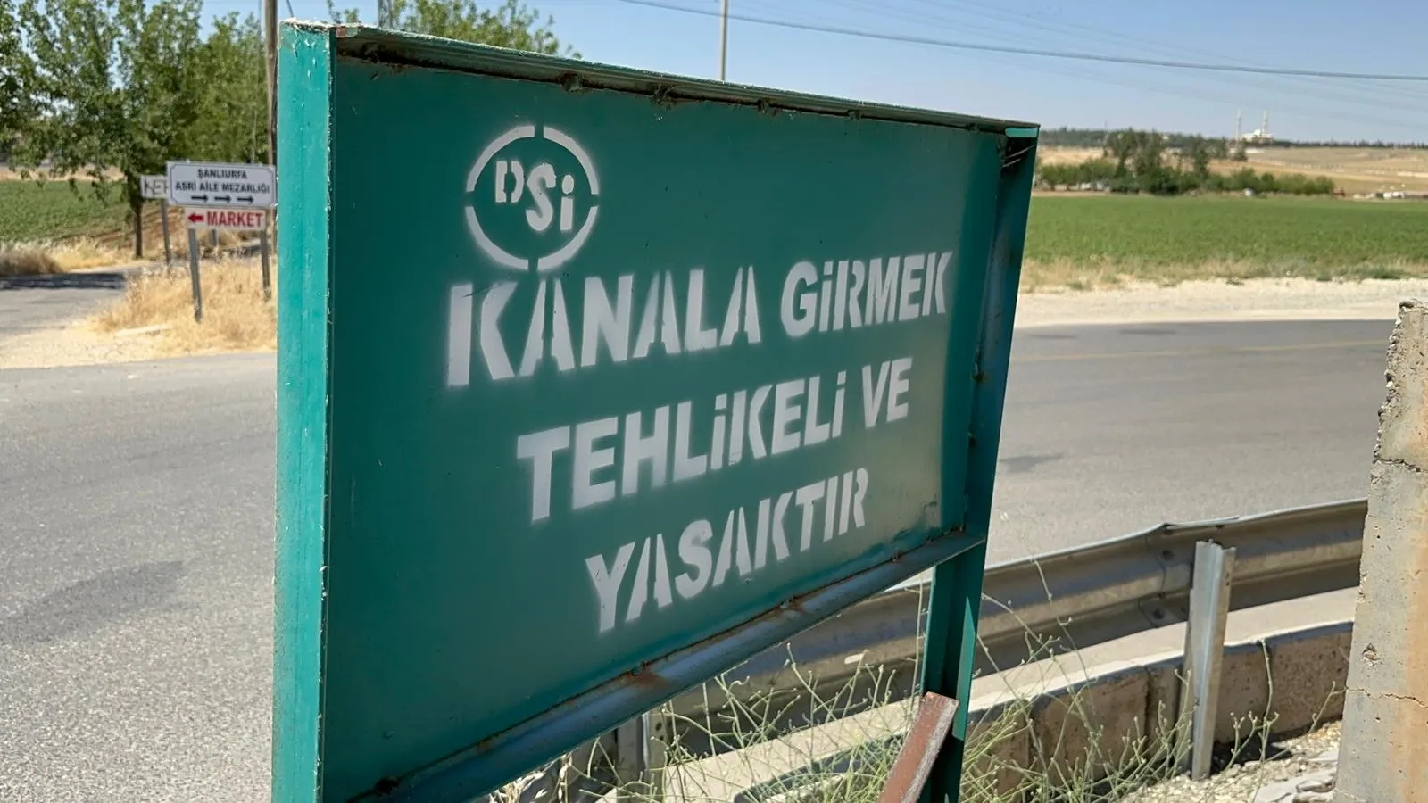 Şanlıurfa'da sulama kanalında arama kurtarma alarmı