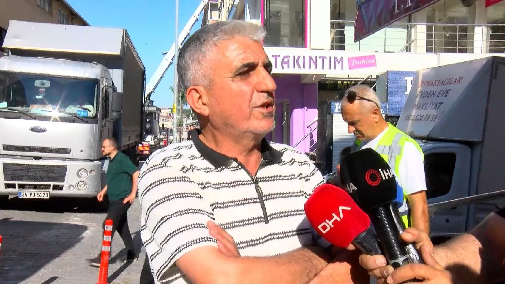 Güngören'de kontrolsüz yıkım iki binayı tehlikeye attı