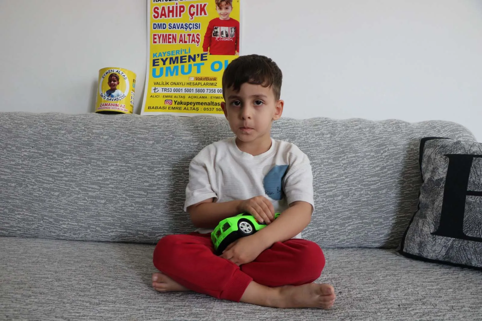 Eymen’in yürüme yetisini kaybetmemesi için son 19 gün