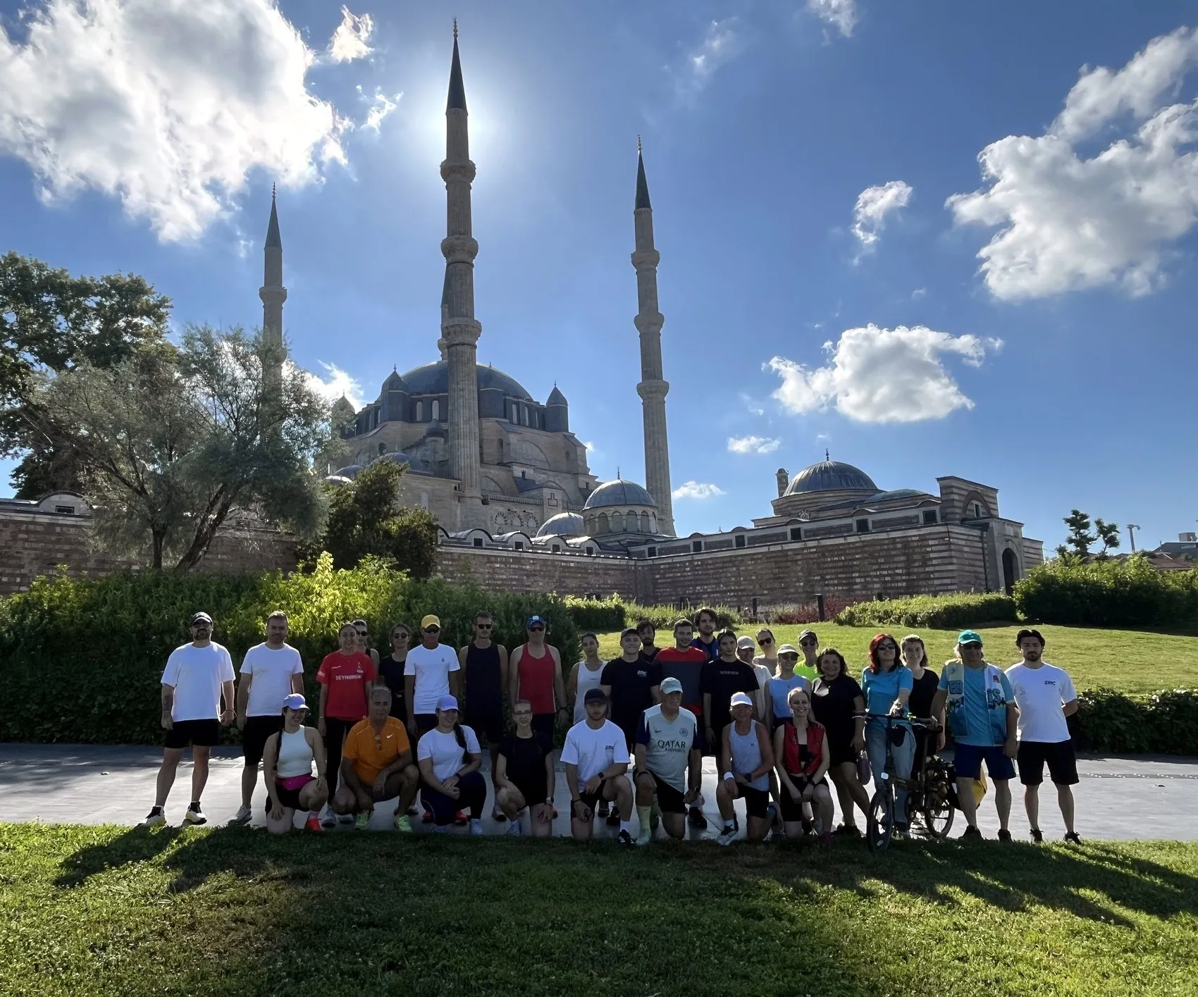 Selimiye Camisi için Edirne sokaklarında 15 kilometrelik vefa koşusu