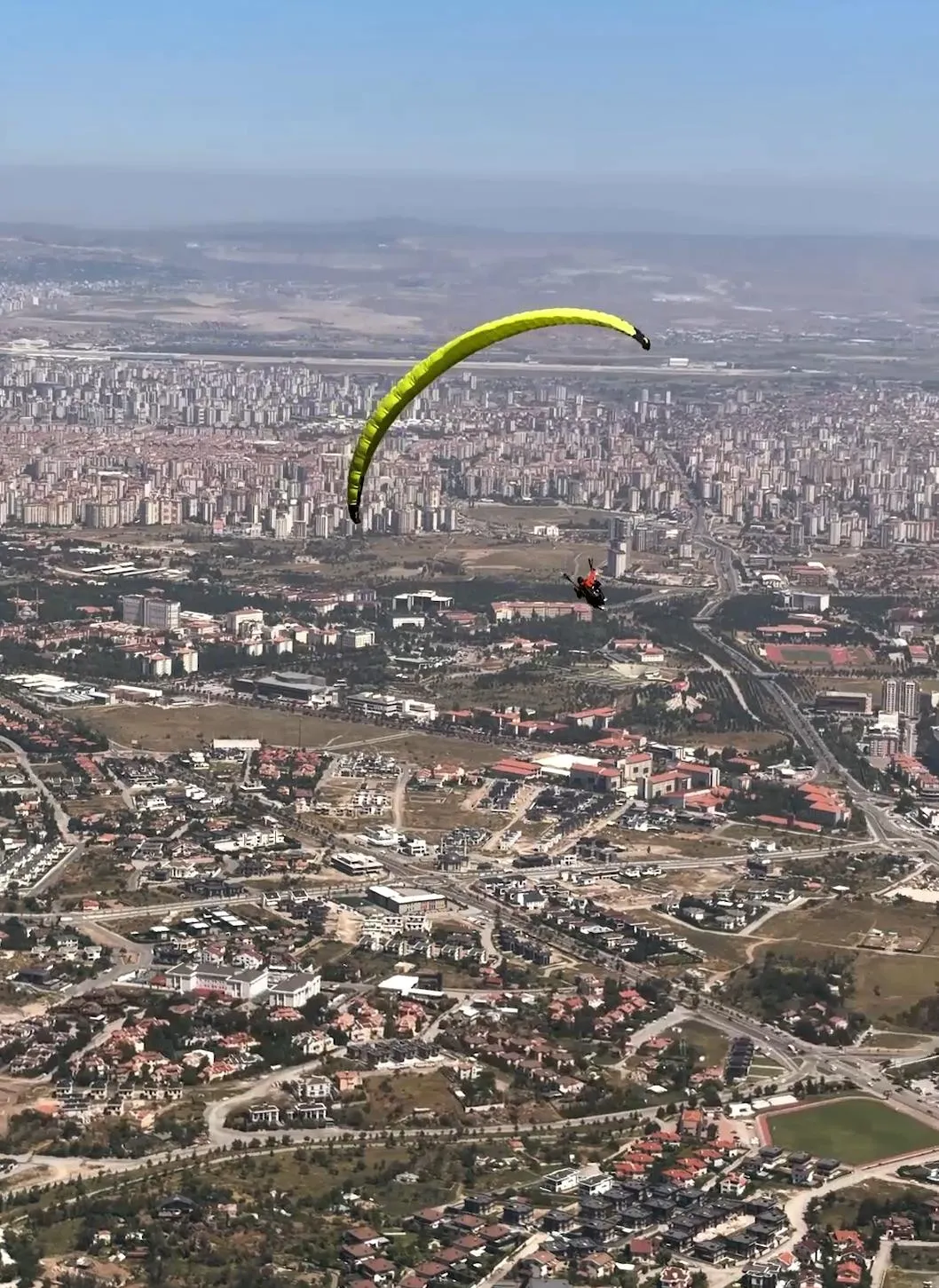 Zekiye gökyüzünde hayalini yaşadı