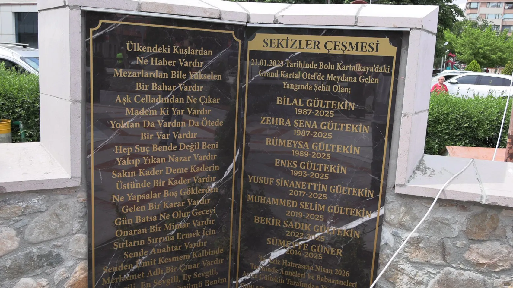 Yangın faciasında kaybettiği 8 yakını için sağlık merkezi yaptırdı