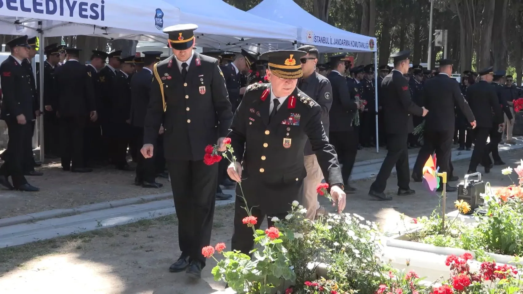 Jandarma teşkilatı kuruluş yıl dönümünde şehitlerini andı