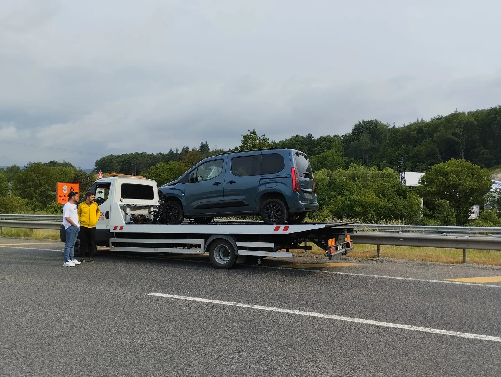 Bolu’da kavşakta kaza 4 kişi yaralandı