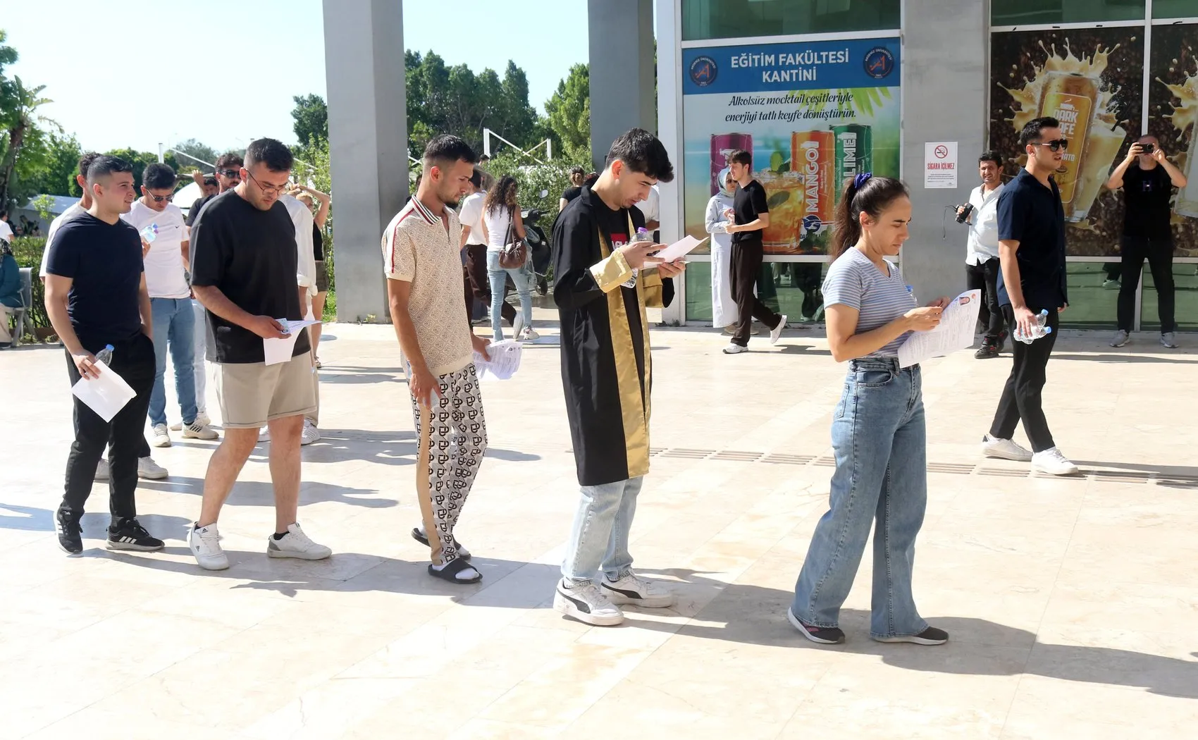 Park yeri ararken sınavı kaçırdı