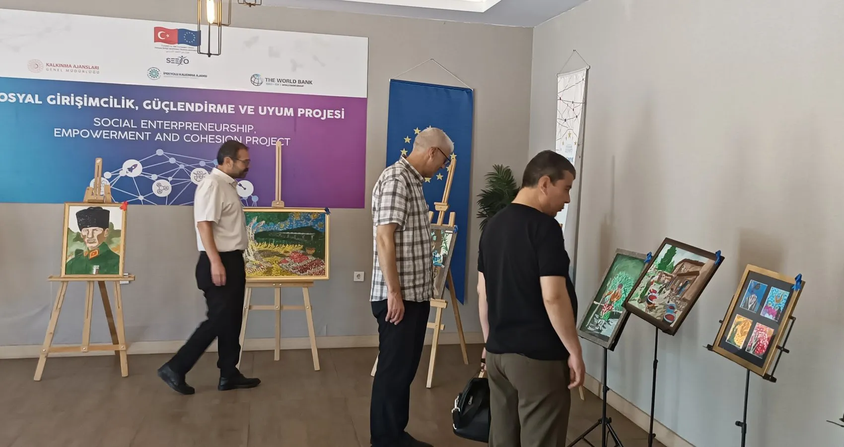Sessizliğin içindeki renkler Gaziantep’te hayat buldu
