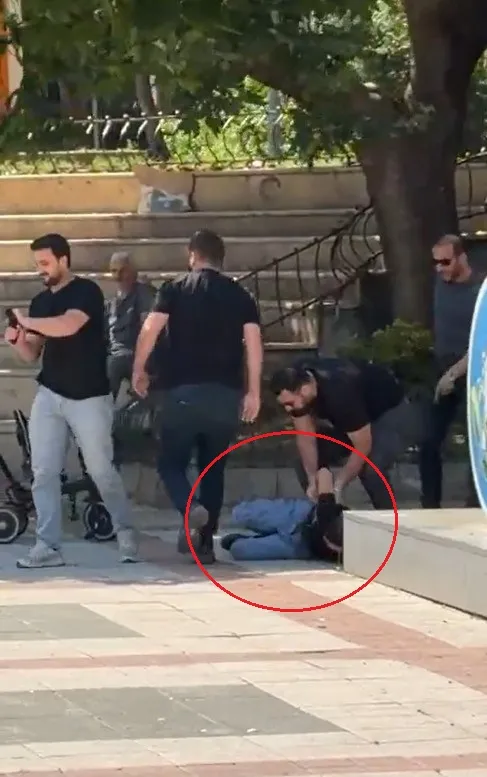 Orhangazi meydanında bıçaklı kavgaya havaya ateşli müdahale