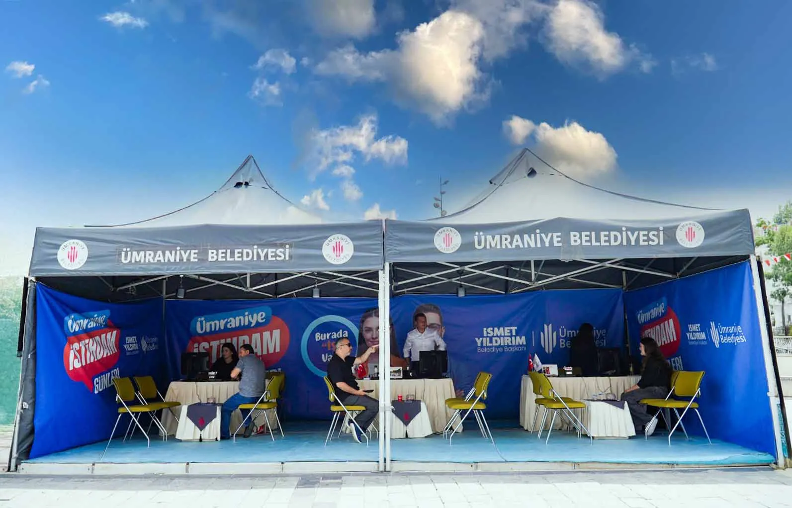 Ümraniye’de iş arayanlar ve işverenler meydanda buluşuyor