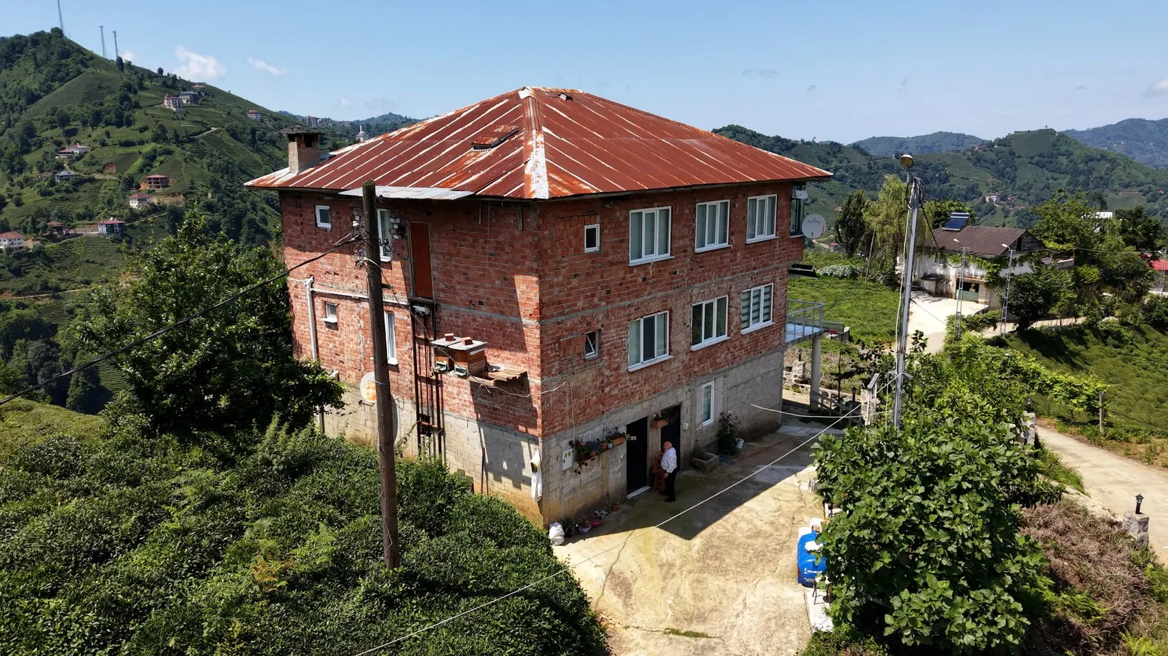 Rize’de arıcılar ayı saldırısına karşı asansör sistemi kurdu