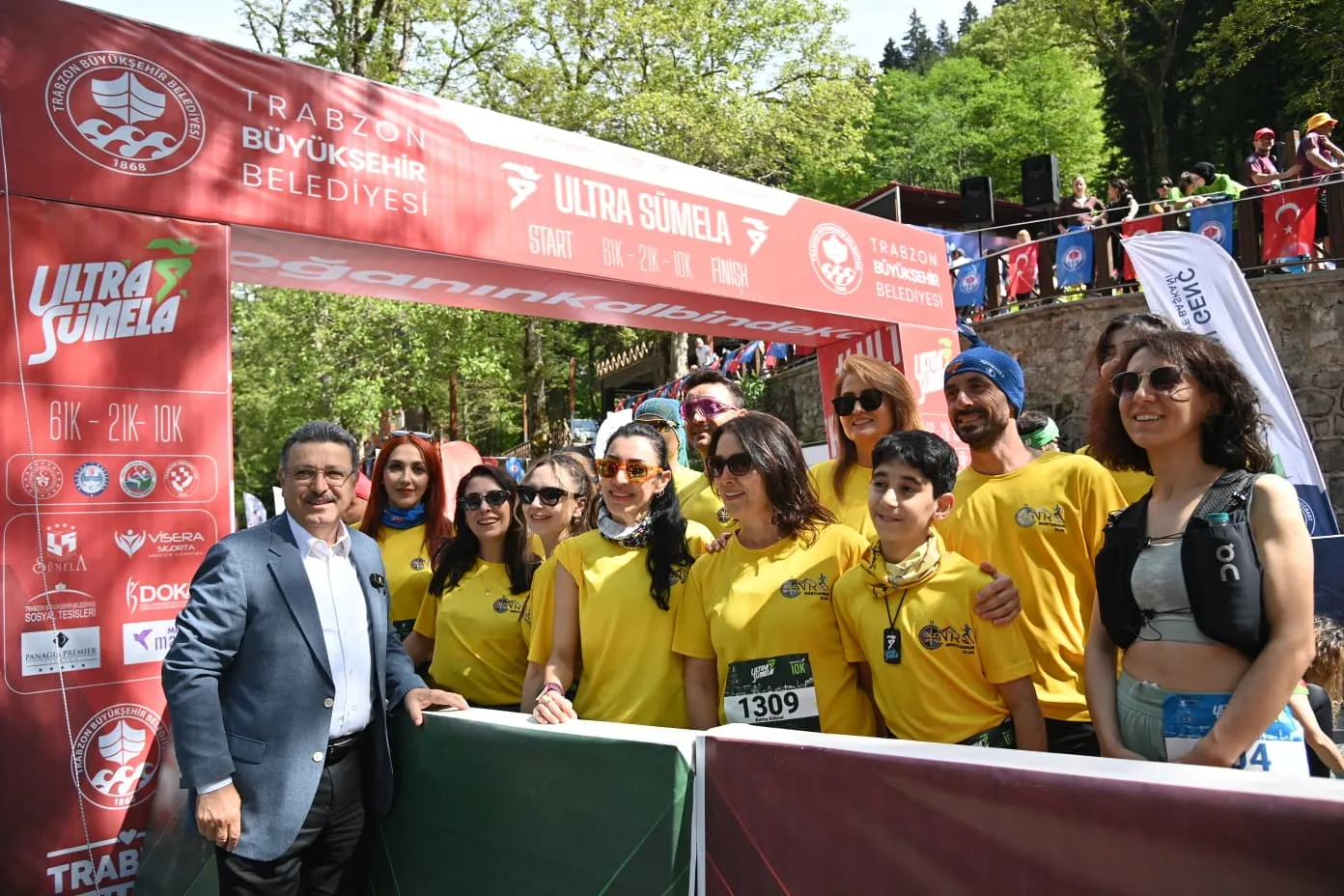 Sümela’nın gölgesinde 647 sporcu nefes kesti
