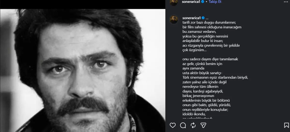 Soner Arıca önce annesini sonra dayısını kaybetti! Kadir İnanır paylaşımı 1