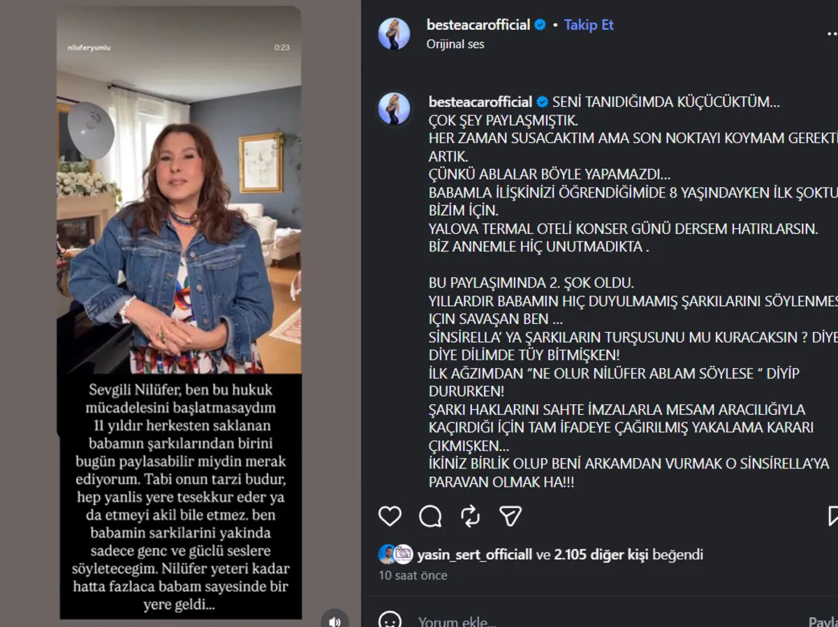 Kayahan ın kızı Beste Açar dan Nilüfer e sert sözler: Babamla ilişkinizi öğrendiğimde... 3