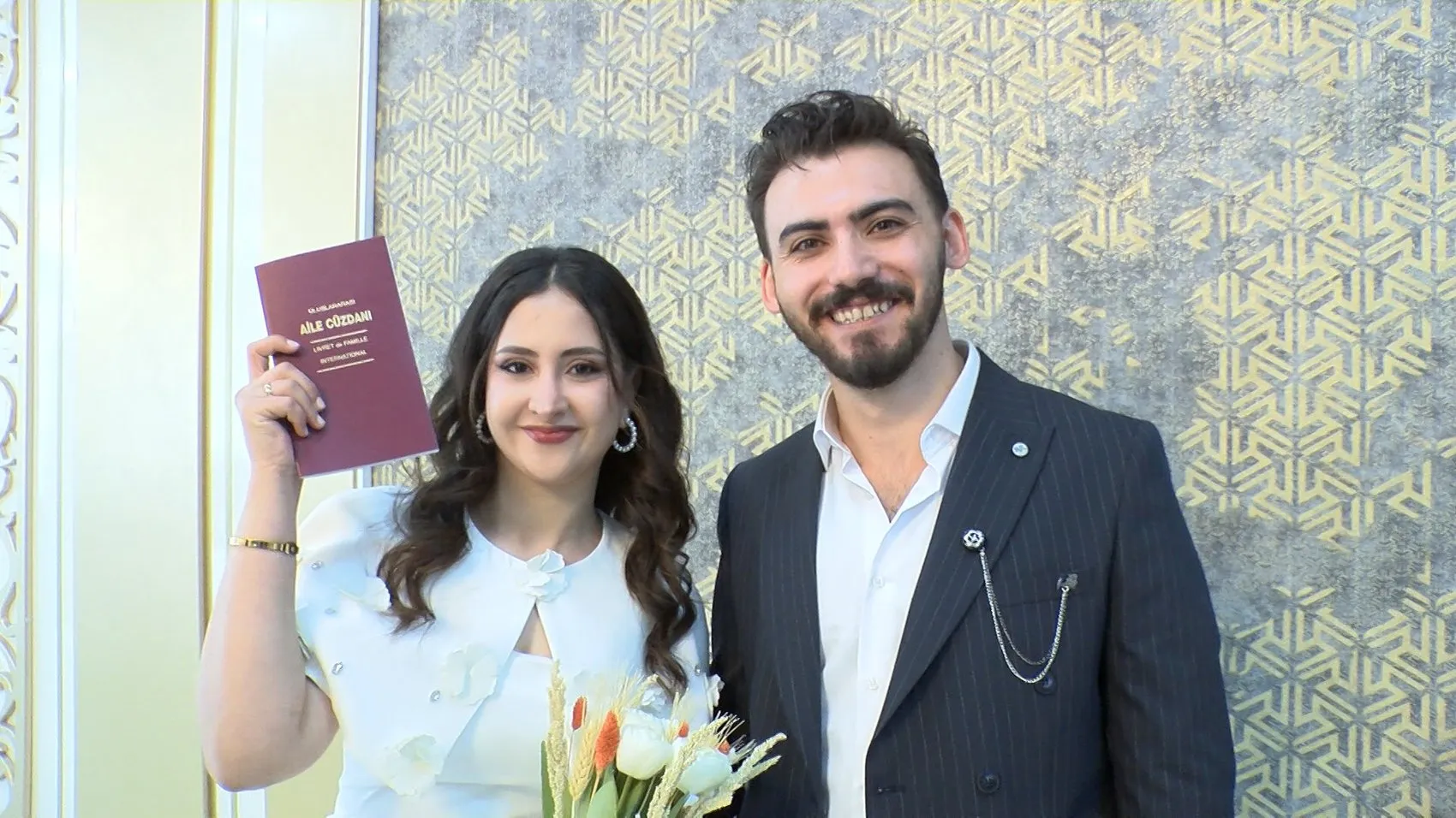 Malatya’da özel tarih yoğunluğu 95 çift nikah masasına oturdu