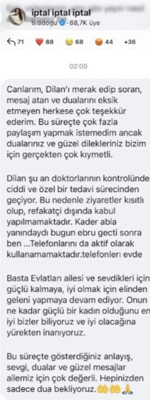 Dilan Polat hastaneye yatırıldı! Ziyaretler kısıtlı... Engin Polat açıklama yaptı 3