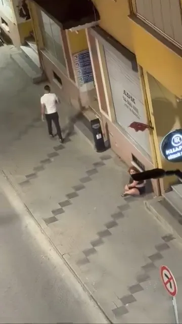 Silivri sokaklarında dehşet anları