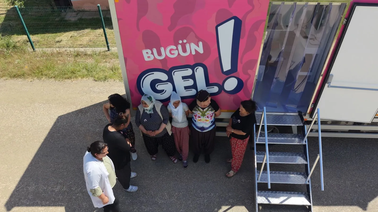 Tunceli'de kanser taraması köylünün ayağına geldi