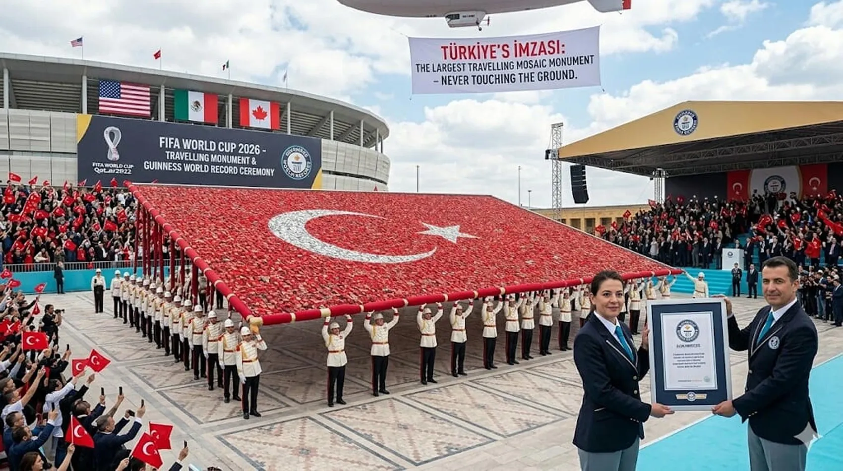 Milli Takım için dev dijital bayrak girişimi