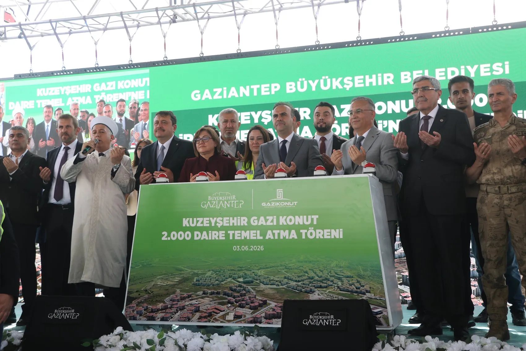 Gaziantep’te dev konut projesinde ikinci etap başlıyor