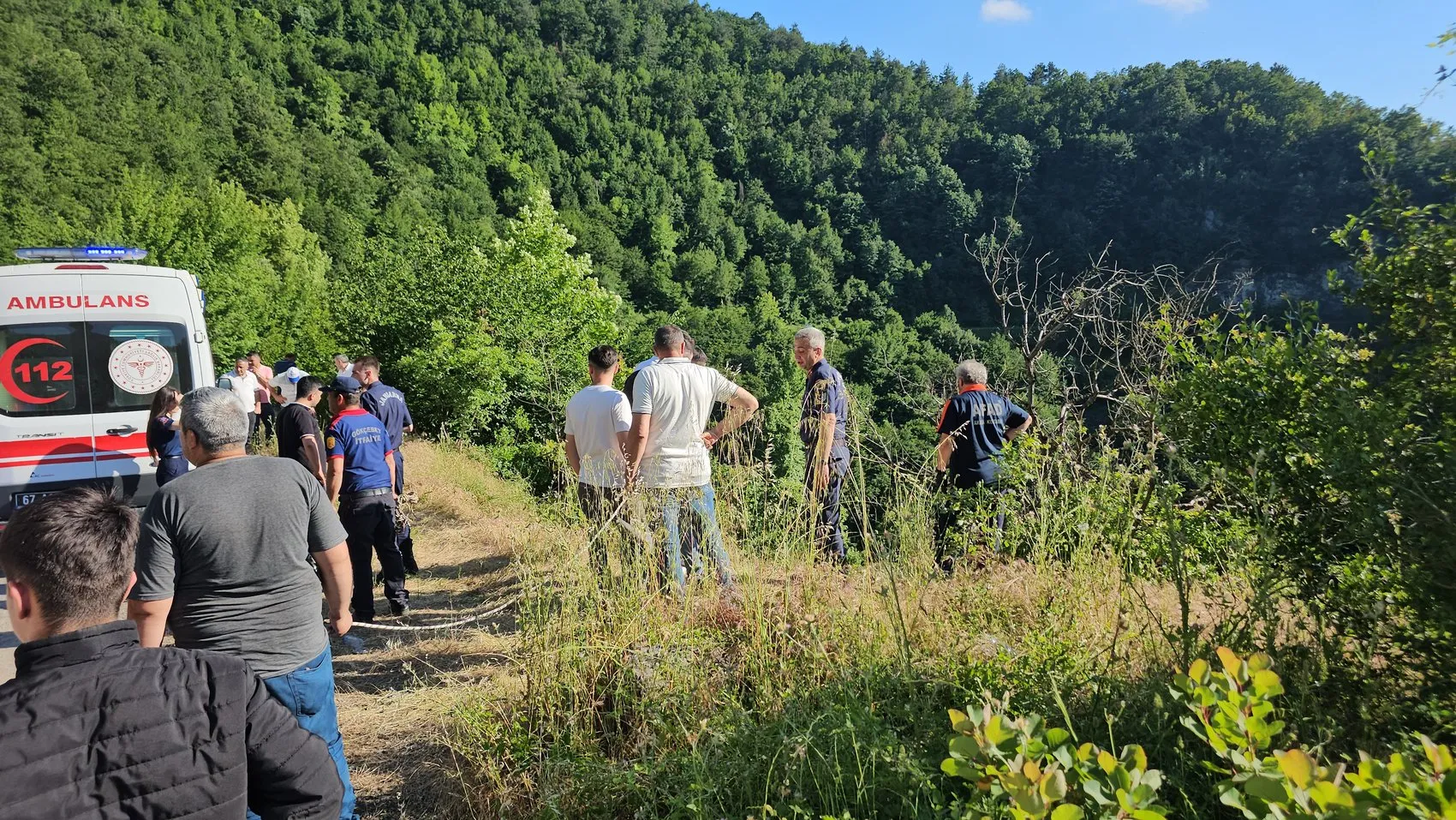 Zonguldak'ta şelale faciası