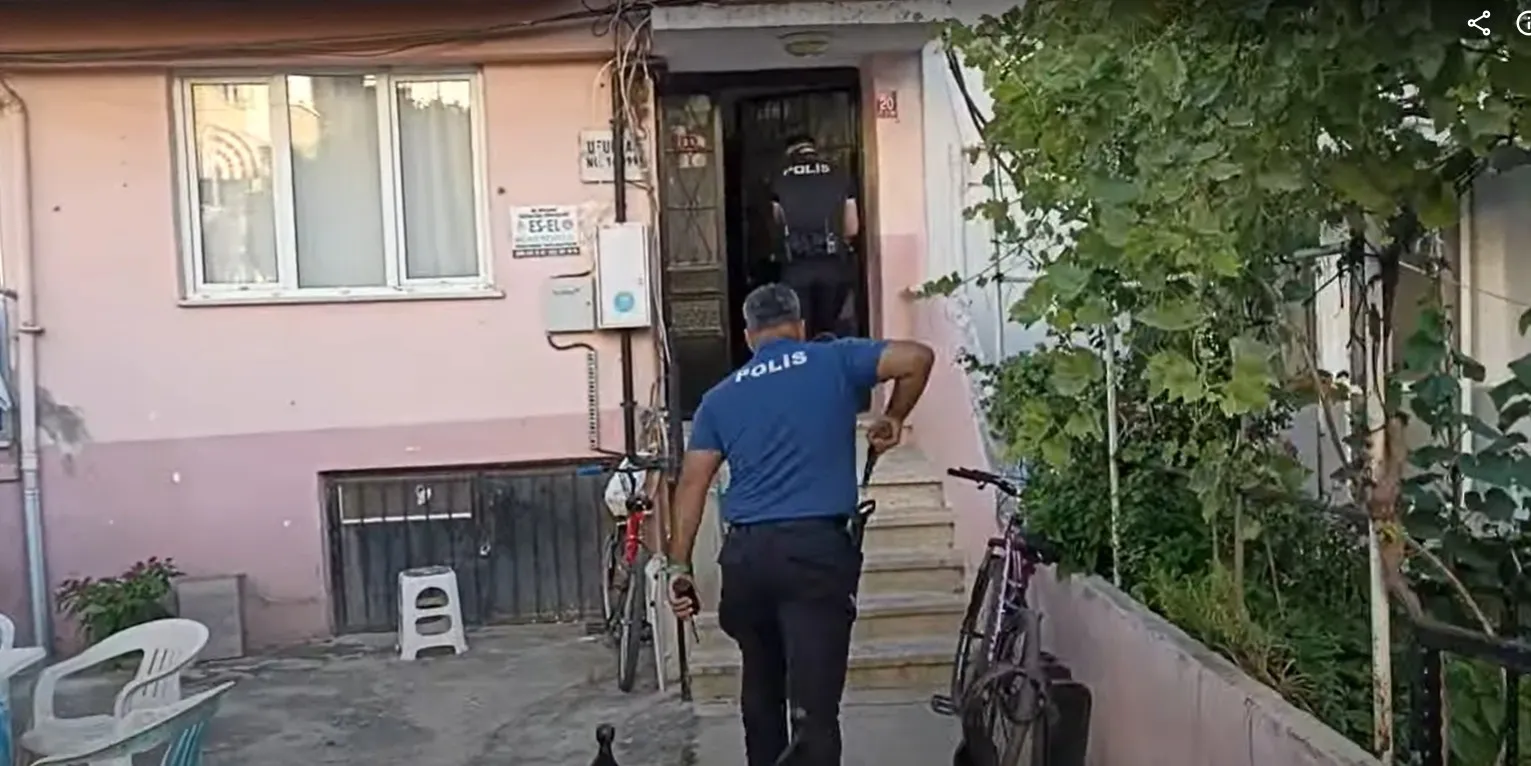 Erdek’te balkondan dehşet saçan şüpheliyi polis yakaladı