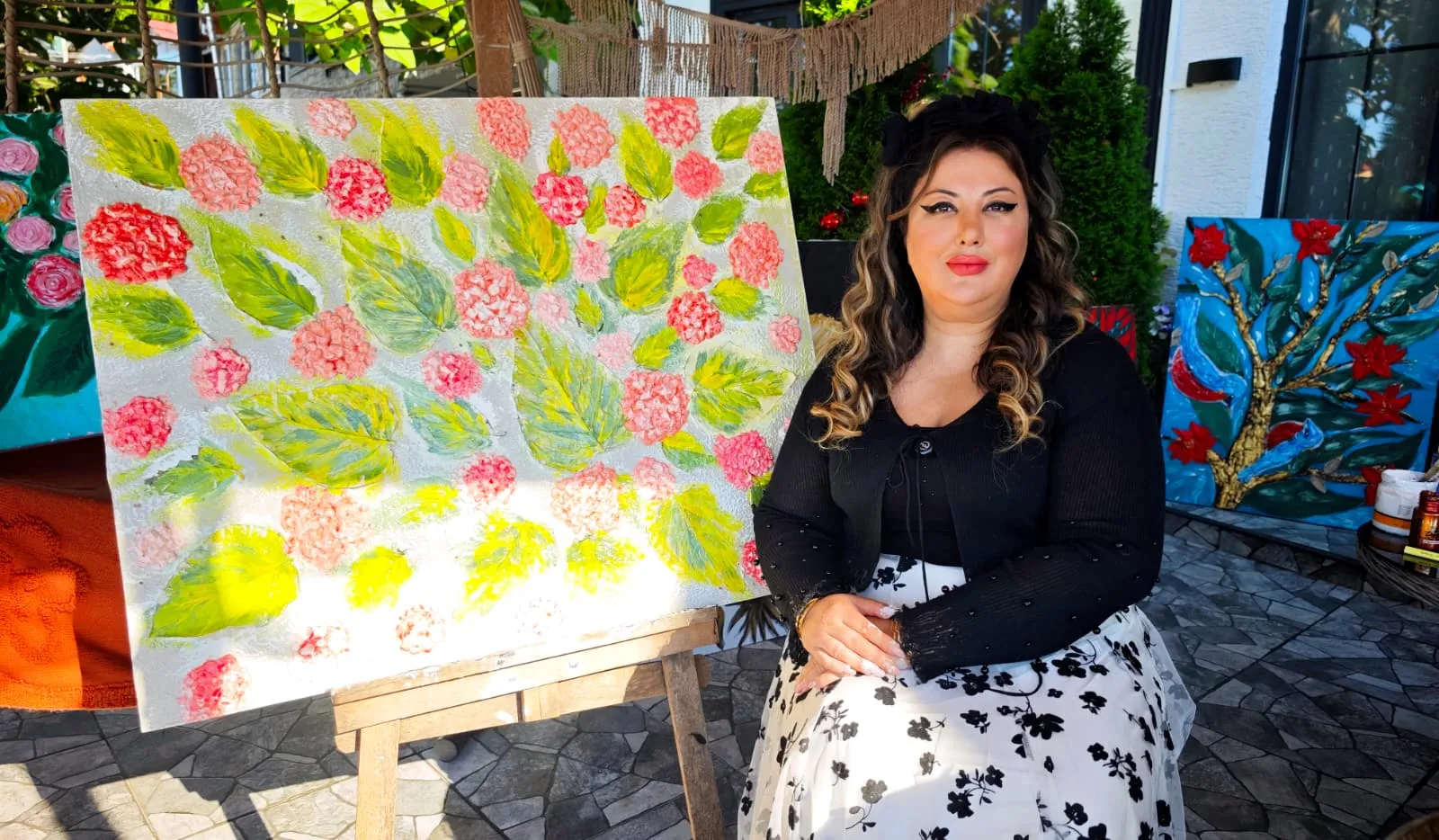 Artvinli doktordan Filistinli çocuklar için sanat dolu destek