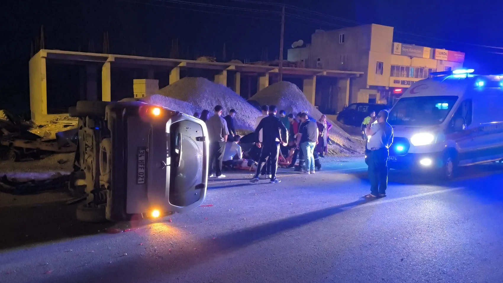 Batman’da düğün dönüşü facia Araç takla attı