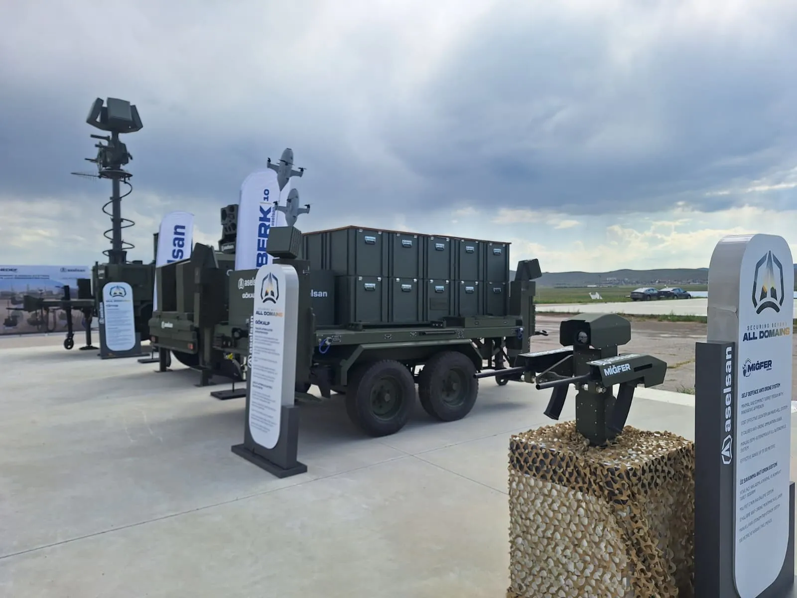 ASELSAN mini dronları gökyüzünde avlayan sistemini test etti