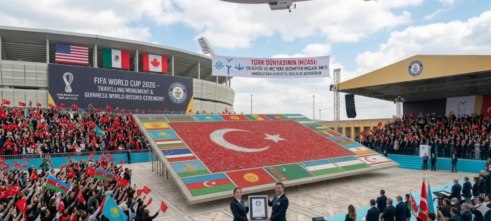 Milli Takım için dev dijital bayrak girişimi