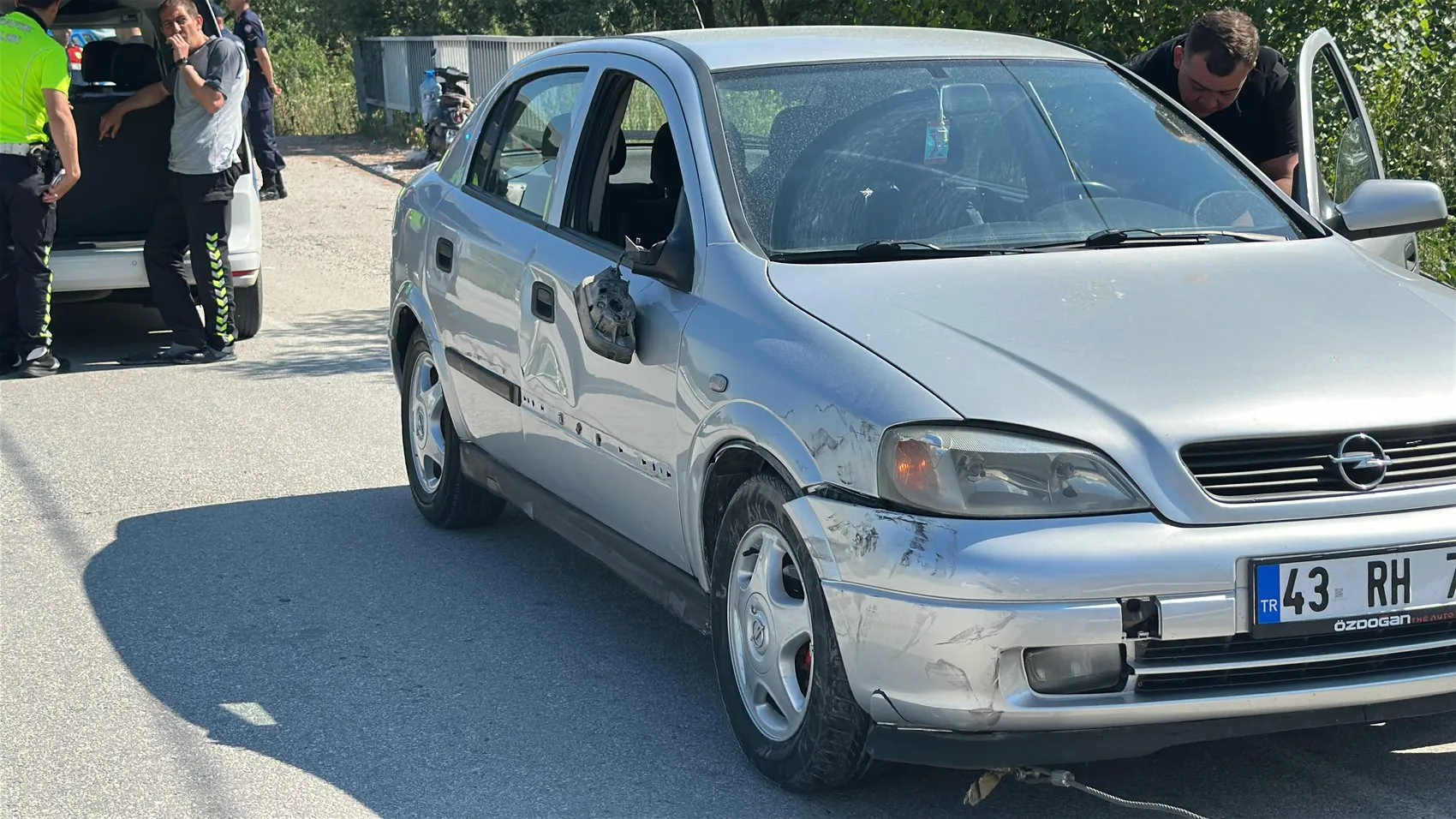 Kütahya’da trafik kazası Motosiklet sürücüsü yaşam mücadelesi veriyor
