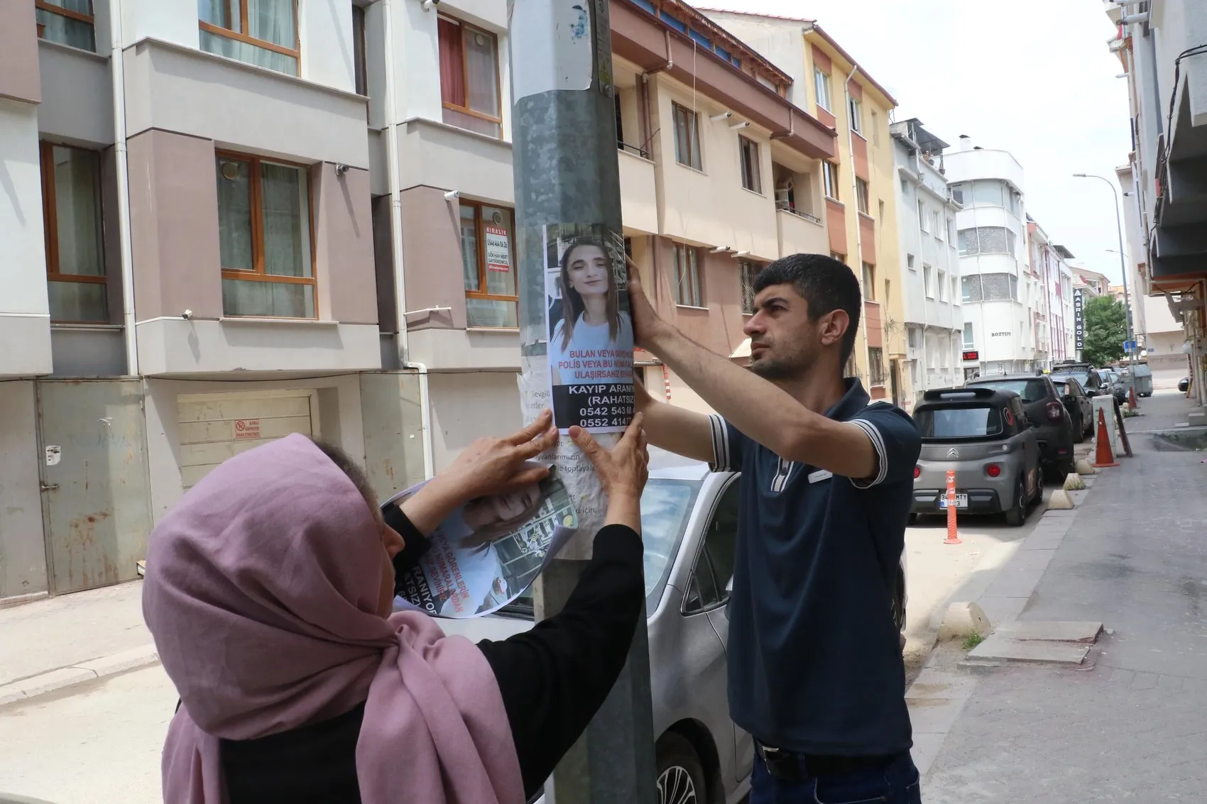 Eskişehir sokaklarında bir anne kızını arıyor