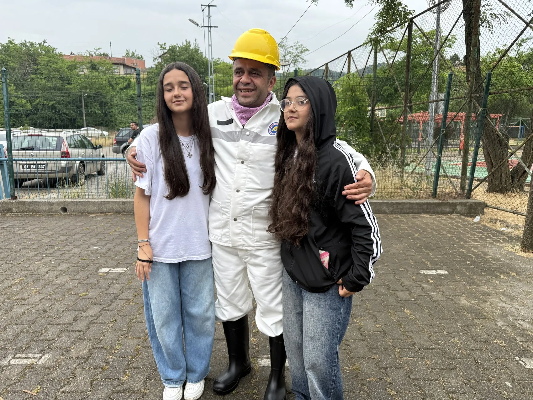 Madenci babalar bu kez çocuklarının sınıfında
