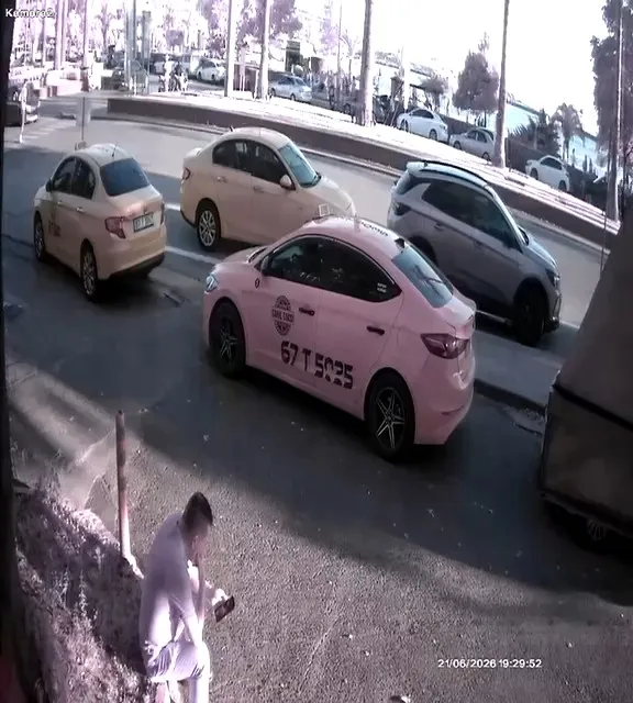 Zonguldak'ta yaya geçidinde tehlikeli anlar