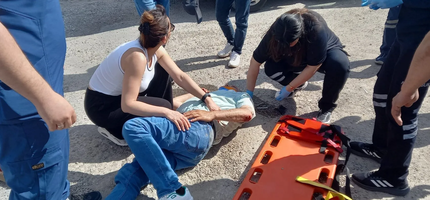 Aksaray’da motosiklet kazası sonrası sürücü kaçtı