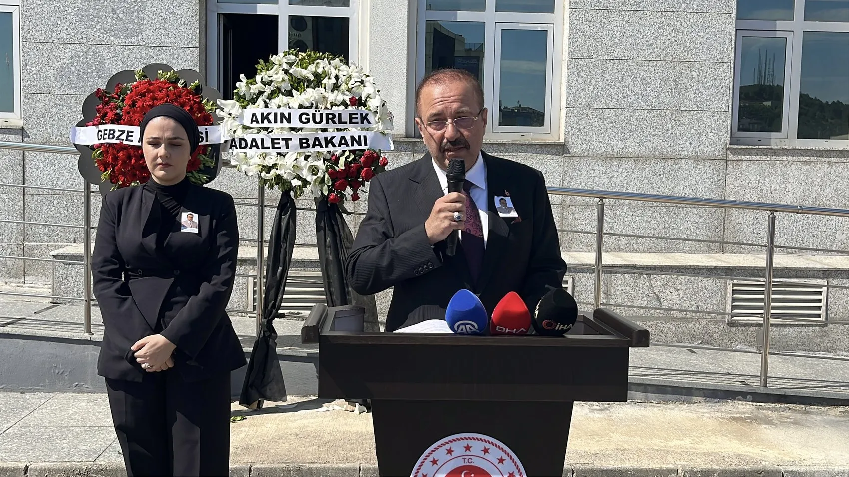 Gebze Adliyesi’nde savcı Ayhan Uyumaz için veda töreni
