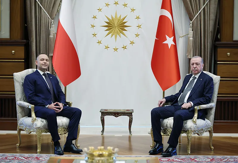 Erdoğan Polonyalı mevkidaşını Beştepe’de ağırladı