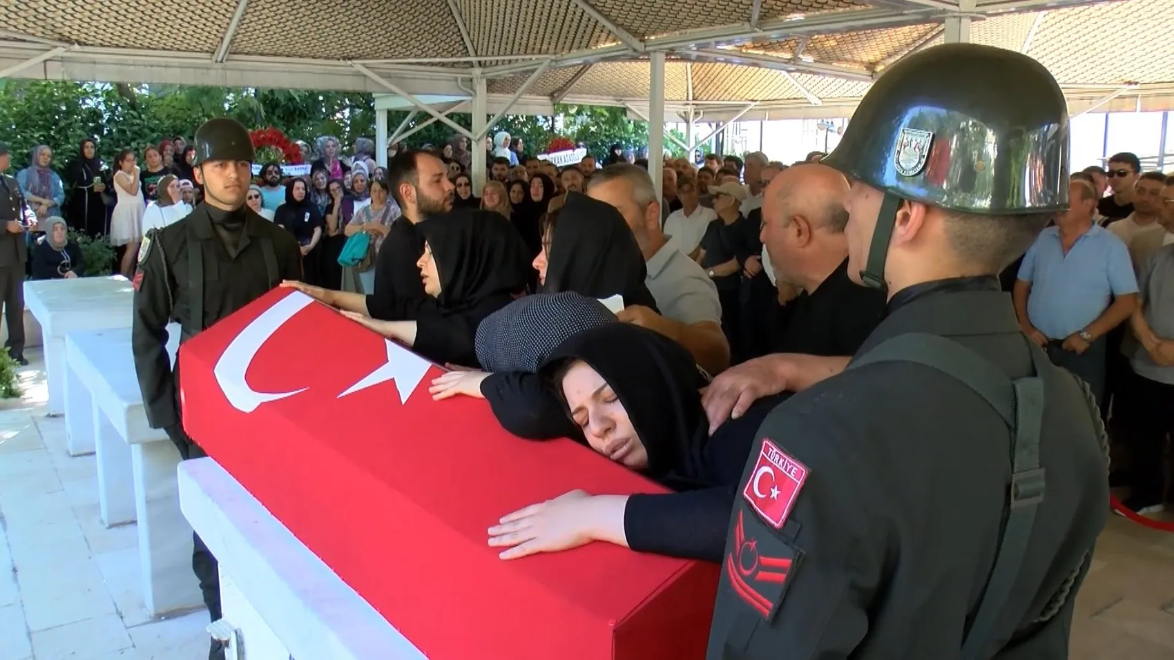 Ankara'daki kazada hayatını kaybeden asker son yolculuğuna uğurlandı
