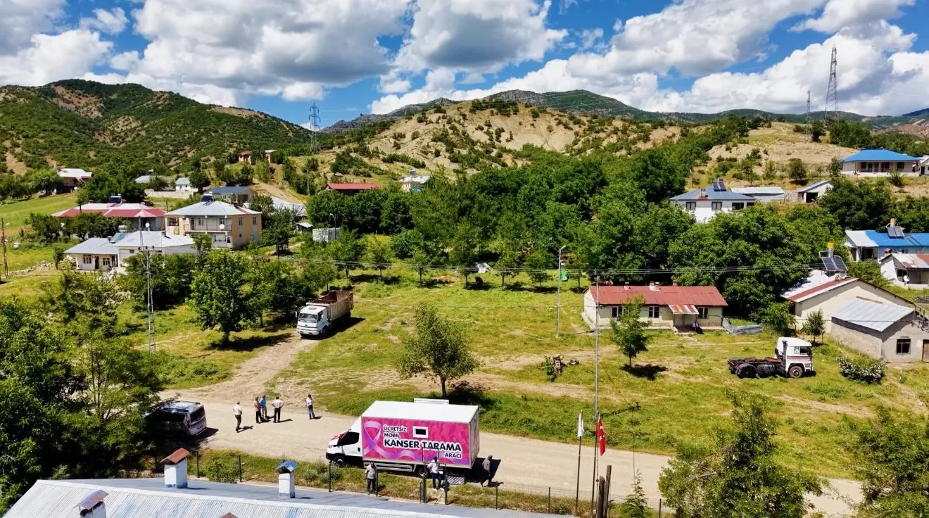 Tunceli'de kanser taraması köylünün ayağına geldi