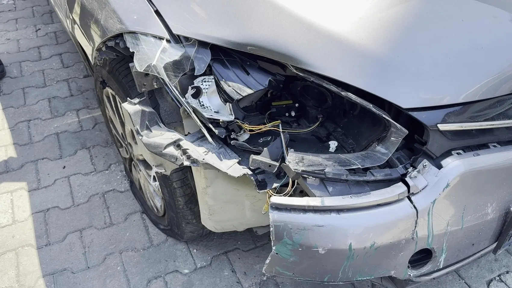 Sınav telaşı otoparkta dehşete dönüştü