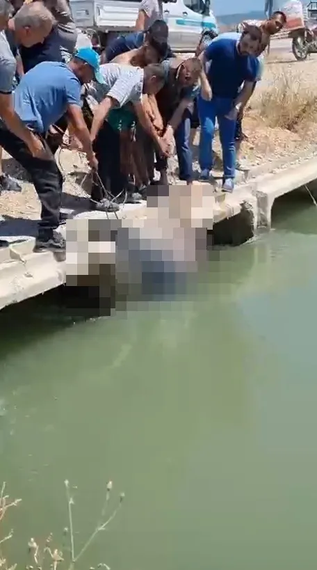 Bursa'da sulama kanalında cansız beden bulundu