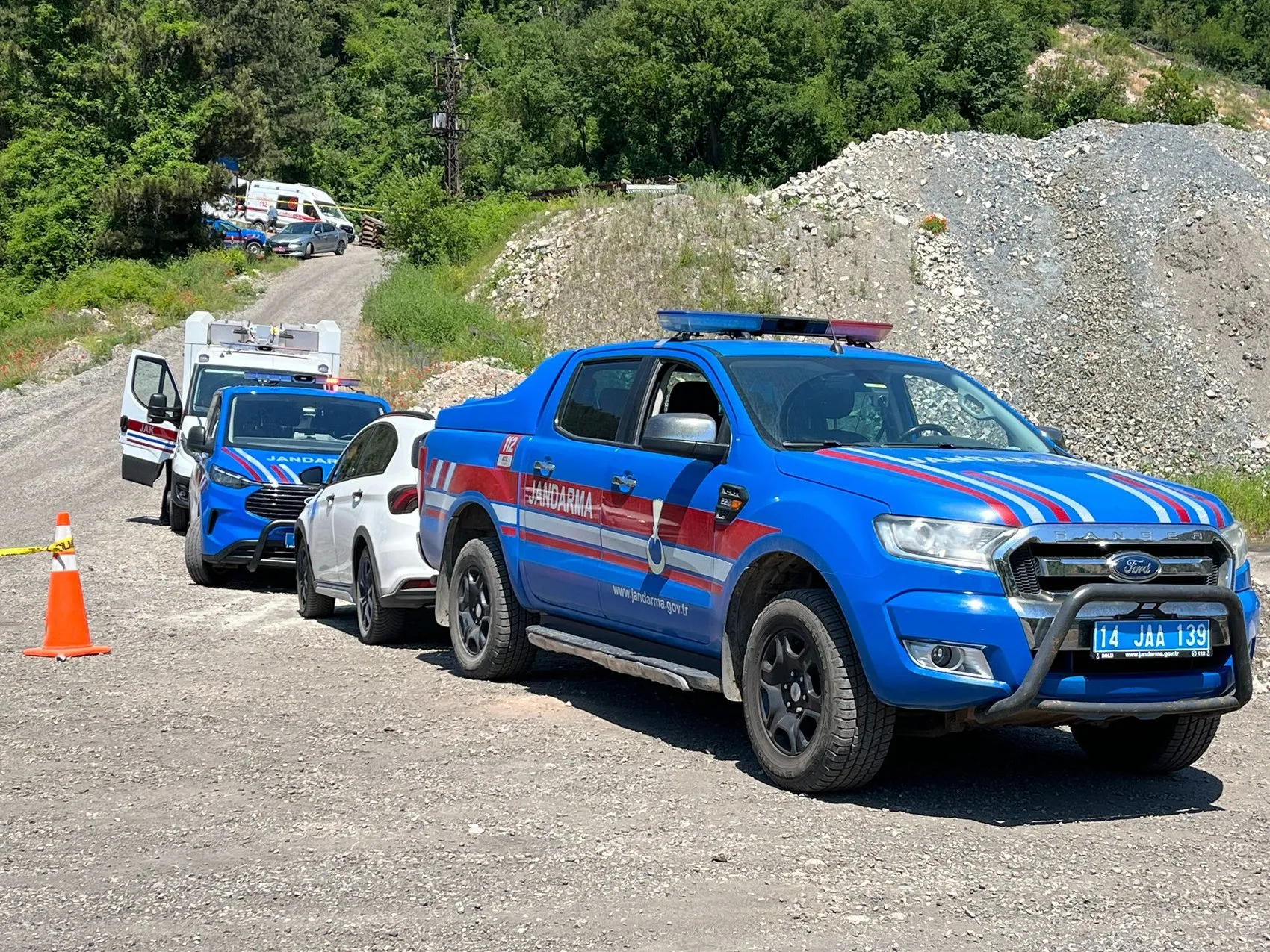 Bolu Mengen'de maden ocağında göçük