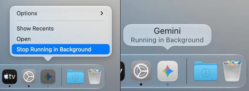 macOS 27, arka planda çalışan uygulamaları açıkça gösterecek